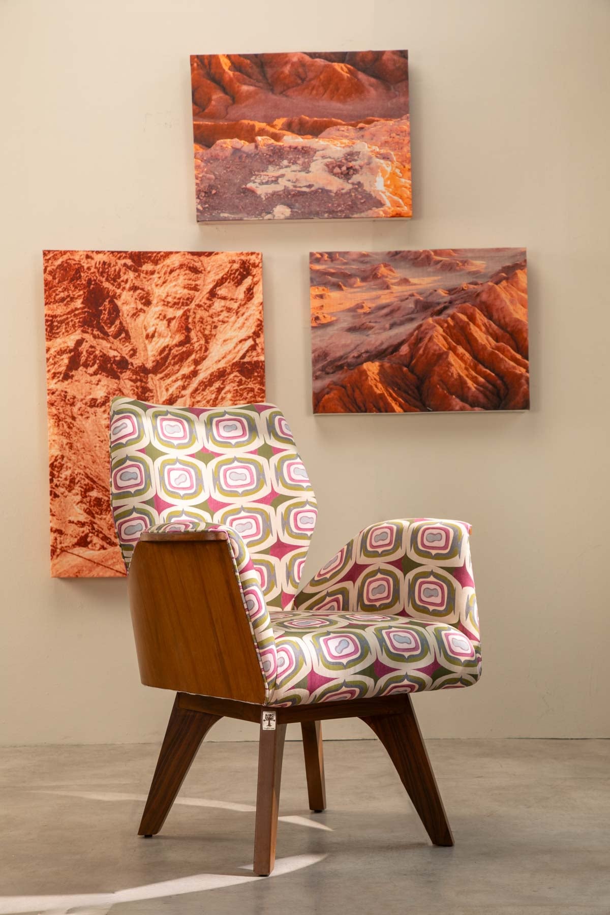  Landfall Ogee Mineral Green Fabric