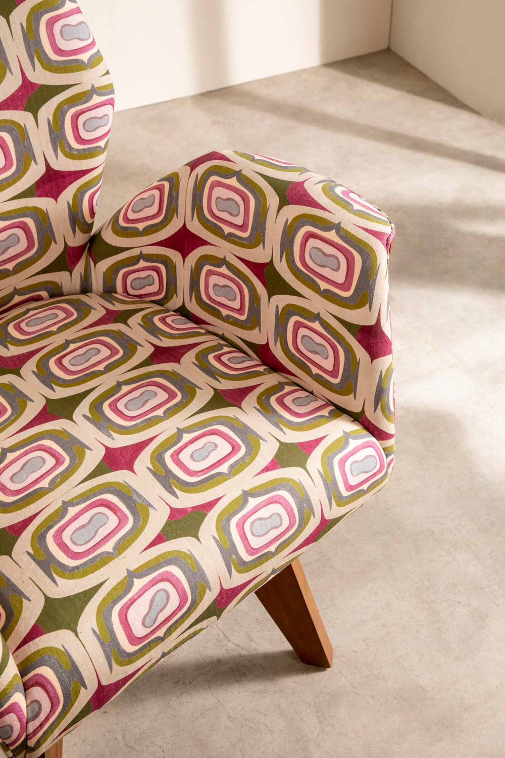  Landfall Ogee Mineral Green Fabric