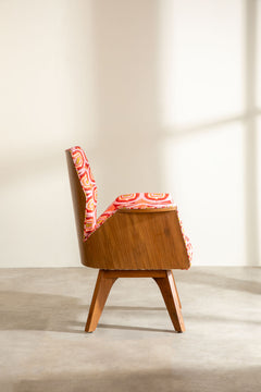 Landfall Ogee Mineral Red Fabric