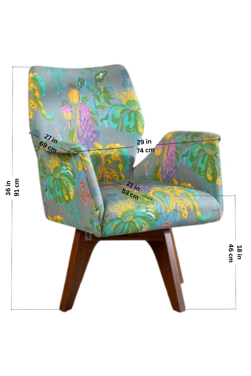 Kachnar Green Fields Fabric