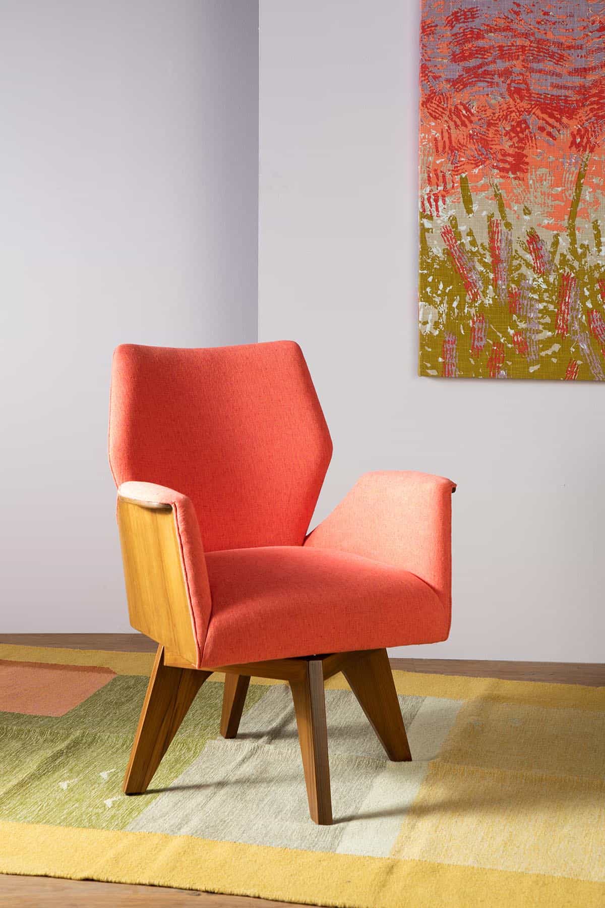Solid Twisted Grapefruit Fabric