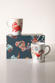 MUGS & CUPS Yali Red Coffee Mug (Set Of 2)