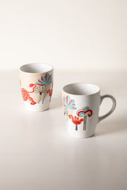MUGS & CUPS Yali Red Coffee Mug (Set Of 2)