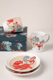 MUGS & CUPS Yali Red Coffee Mug (Set Of 2)