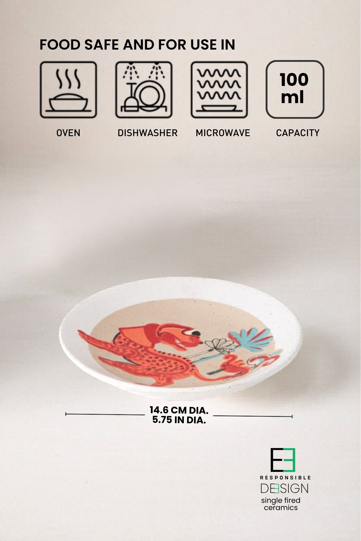 SNACK PLATES Yali Ceramic Small Plate (Set Of 2)