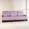 Cabana Lattice Sofa in Riverfront Toile Fabric