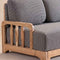 Cabana Linear Sofa in Nilgiri Black & White Fabric