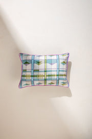 CAMBAYA CUSHION COVER BIG MISTY BLUE