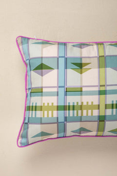 CAMBAYA CUSHION COVER BIG MISTY BLUE