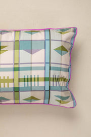 CAMBAYA CUSHION COVER BIG MISTY BLUE