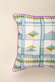 CAMBAYA CUSHION COVER SMALL MISTY BLUE
