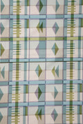 CAMBAYA PRINTED HEAVY FABRIC MISTY BLUE