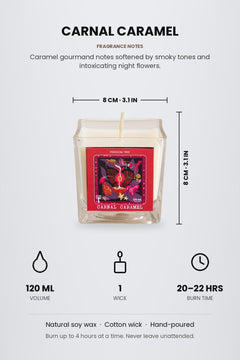 SCENTED CANDLES Carnal Caramel Scented Candle (120 ML)