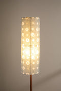 LAMPSHADES Celestial Sky Tall Extra Large Cylinder Lampshade (Lunar Grey)