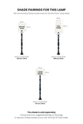 FLOOR LAMPS Roz Floor Lamp (Charcoal)