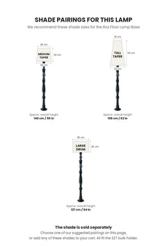 FLOOR LAMPS Roz Floor Lamp (Charcoal)