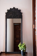 MIRRORS Monkii Palm Hand Carved Wall Mirror