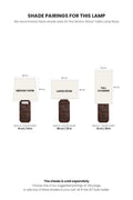 TABLE LAMPS Senhur Wood Table Lamp (Charcoal)