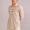 Checks Embroidered Full Sleeve Shirt (Oasis Tan)