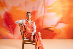 TOPS Wonderland Waistcoat (Chilly Orange)