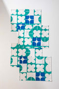 TABLE MATS Circle Of Joyee Spring Teal Table Mat (Set of 4)
