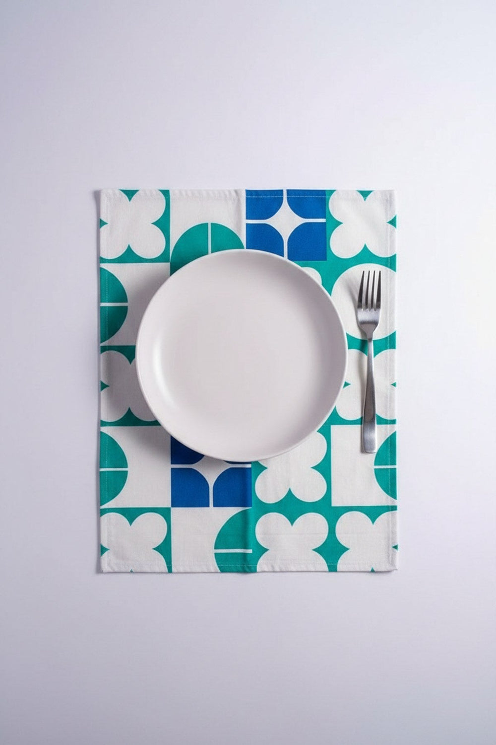 TABLE MATS Circle Of Joyee Spring Teal Table Mat (Set of 4)