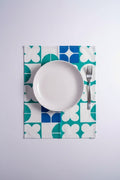 TABLE MATS Circle Of Joyee Spring Teal Table Mat (Set of 4)