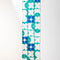 Circle Of Joyee Spring Teal Table Runner