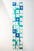 TABLE RUNNERS Circle Of Joyee Spring Teal Table Runner