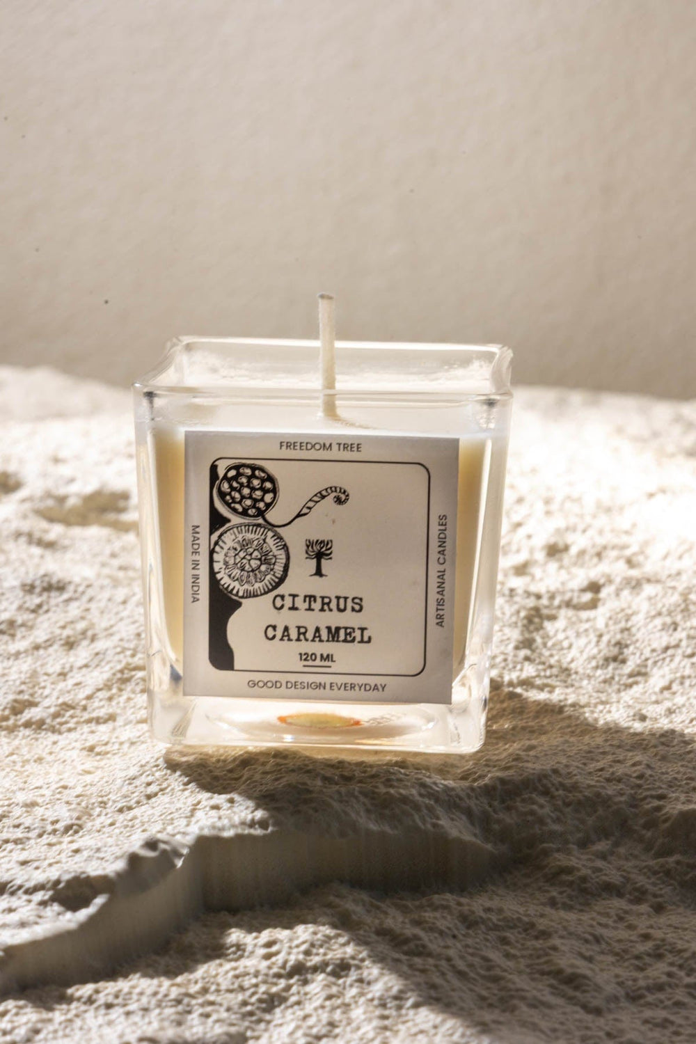 SCENTED CANDLES Citrus Caramel Scented Candle (120 ML)