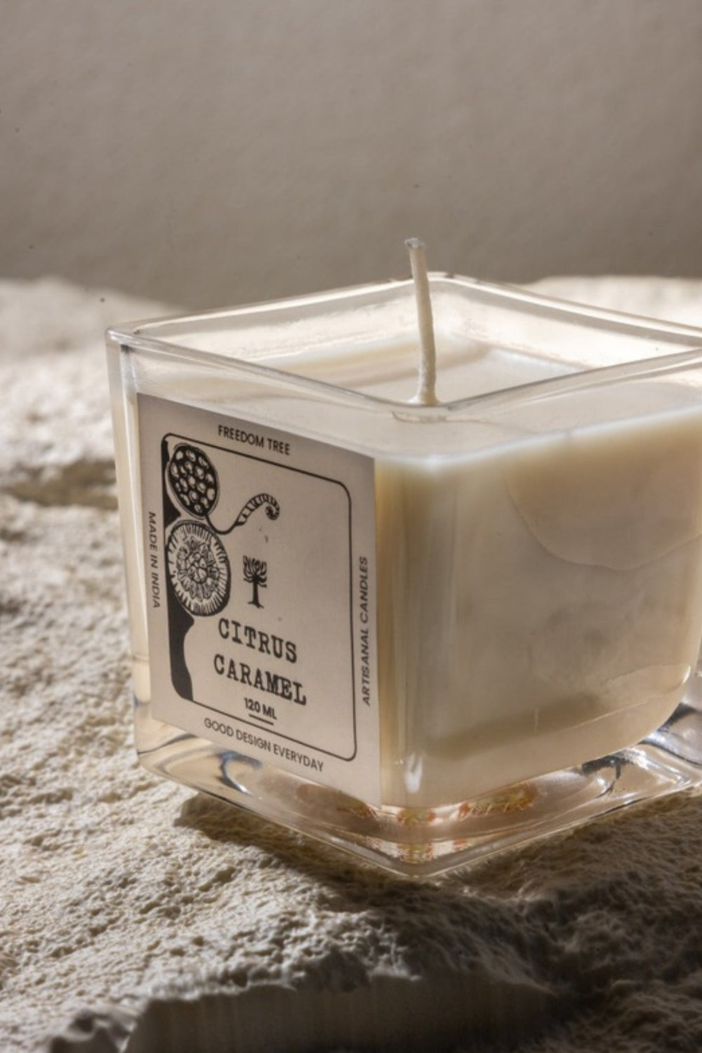 SCENTED CANDLES Citrus Caramel Scented Candle (120 ML)