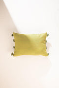 CODE SHADOW CUSHION COVER LIME GREEN