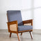 Conoor Accent Chair in Code Shadow Plum Blue Fabric