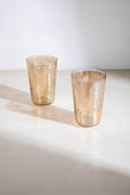 DRINKING GLASSES Cotton Flower Drinking Glass (Set of 2)