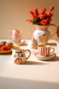 TEA TIME Gypsy Rose Ceramic Creamer