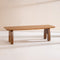 Curved Rectangle Teak Wood Coffee Table