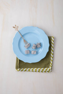 PERSONAL CUTLERY SET Damask Leaves Dessert Forks (Set of 4)
