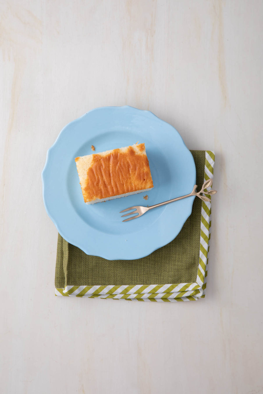 PERSONAL CUTLERY SET Damask Leaves Dessert Forks (Set of 4)
