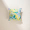 Damask Rose Butter Yellow Cushion Cover (41 X 41 Cm)