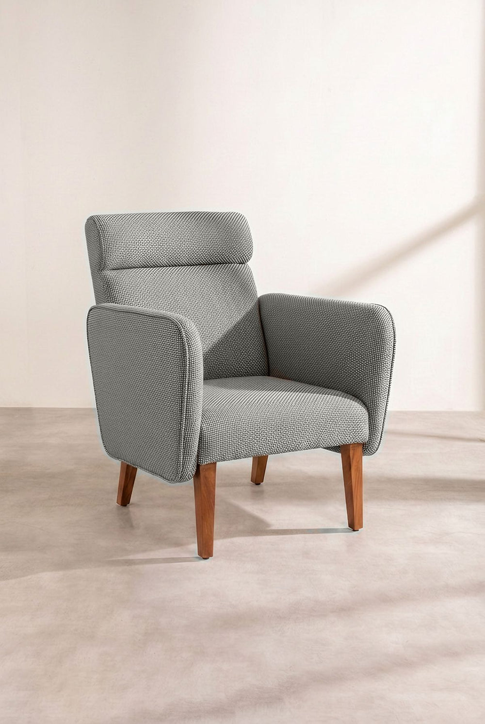Upholstered Bundle Dark And Handsome Accent Chair in Nilgiri Black and White Fabric