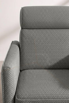 Upholstered Bundle Dark And Handsome Accent Chair in Nilgiri Black and White Fabric