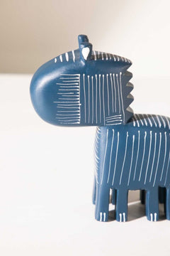FIGURINES Baby Blue Zaza Deep Blue Animal Figurine