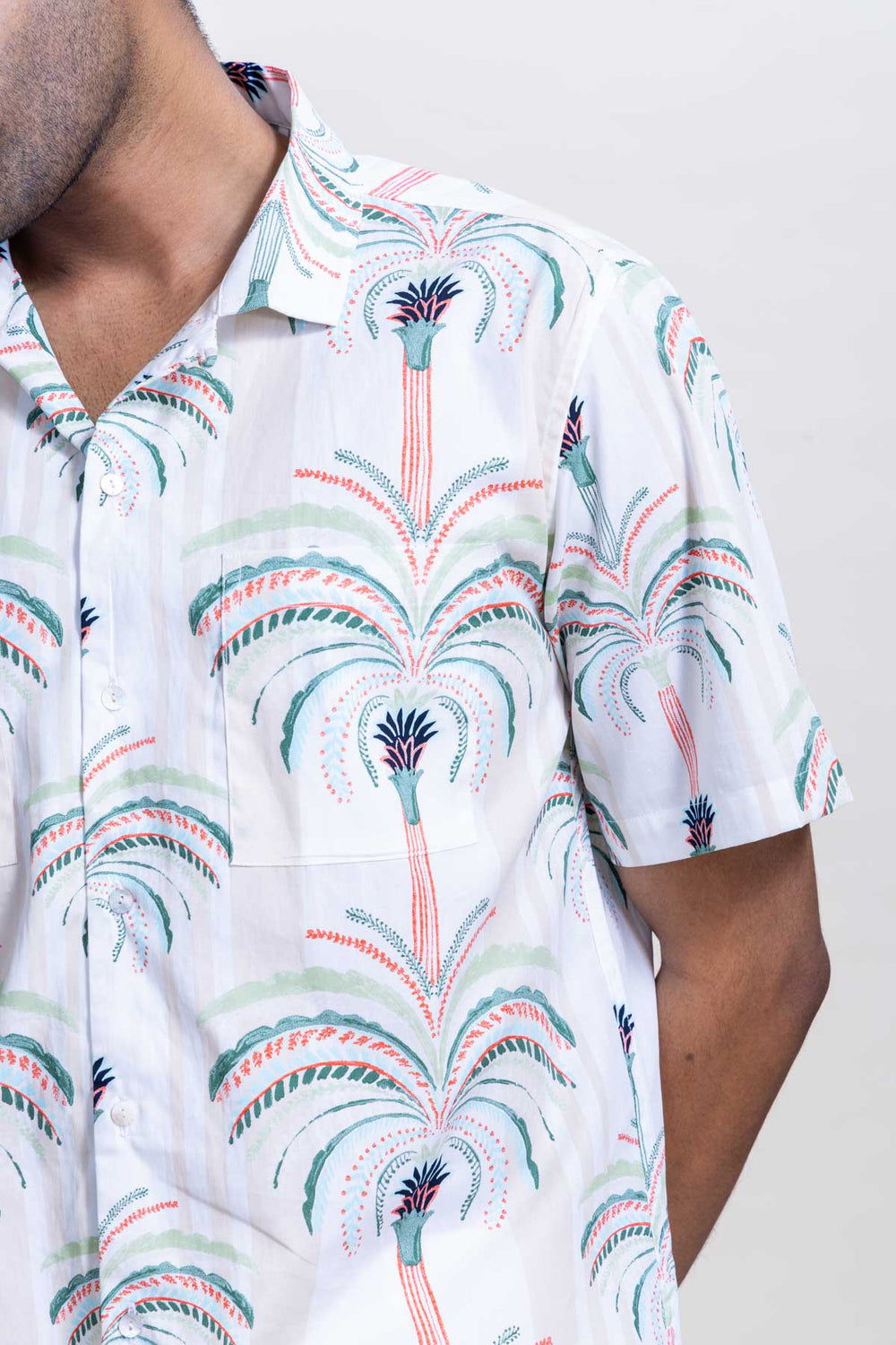SHIRTS Maroc Palm Cuban Shirt (Desert Sage Green)