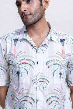 SHIRTS Maroc Palm Cuban Shirt (Desert Sage Green)