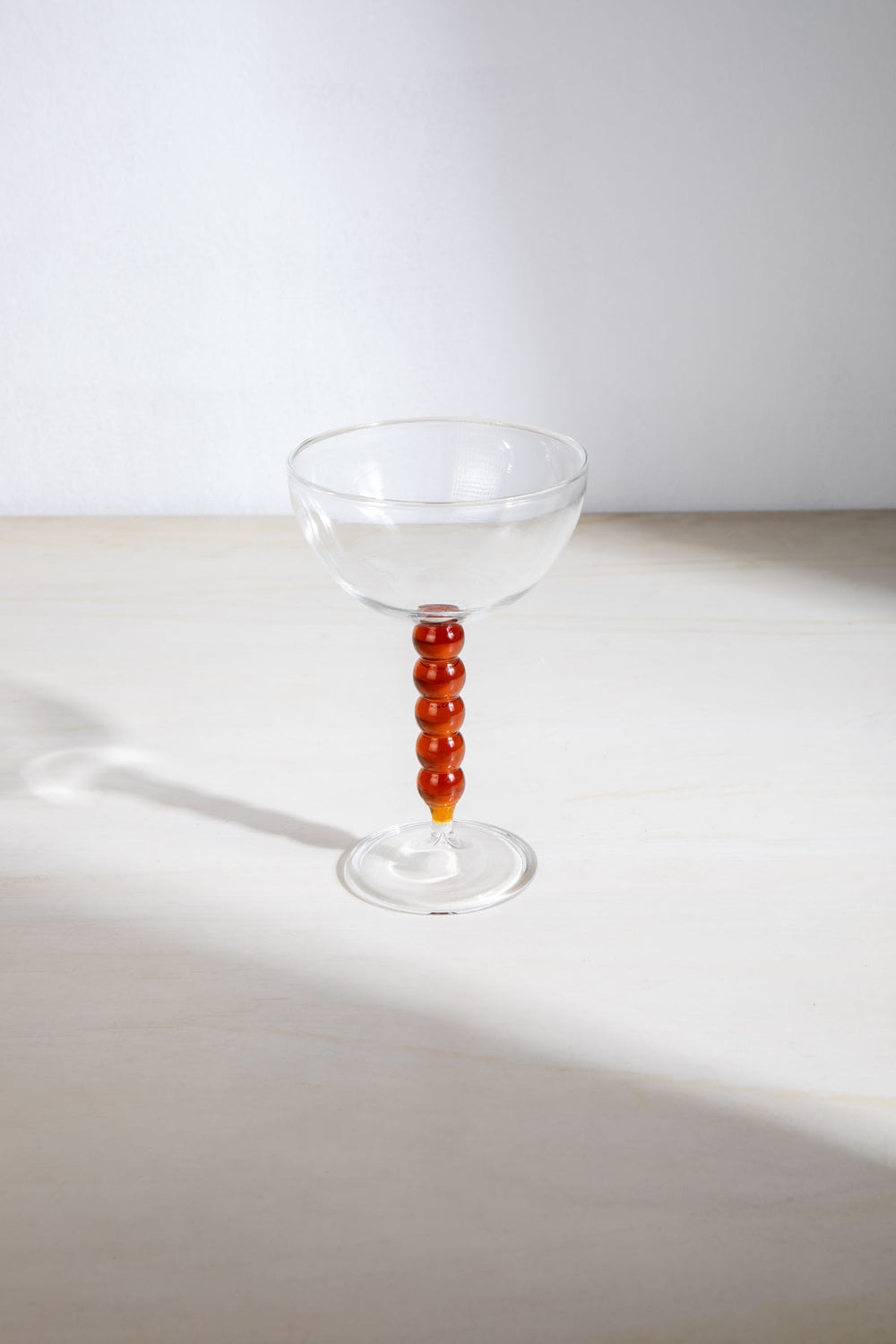 DRINKING GLASSES Doozy Dots Amber Wine Glass (Set Of 2)