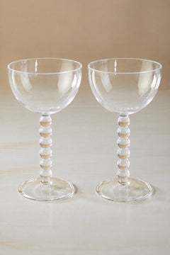 DRINKING GLASSES Doozy Dots Wine Glass (Set Of 2)