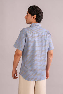 SHIRTS Doozy Flower Cuban Shirt (Grey)