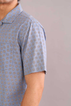 SHIRTS Doozy Flower Cuban Shirt (Grey)