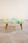 Upholstered Bundle Double Happiness Pouffe in Keora Honey Bloom Fabric