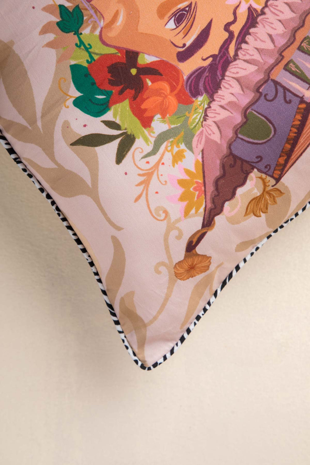PRINT & PATTERN CUSHIONS Dreamboat Almond Cushion Cover (41 X 41 Cm)